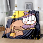 Armas Bubu ja Dudu seeria tekk, flanell, hubane, pehme fliisist voodikate, klassikaline multikatekk, tekk 30x40in white