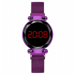 LED elektrooniline k&auml;ekell naiste k&auml;ekell naiste k&auml;ekell magnet raud magnet laisk t&ouml;&ouml;tlemine kohandamine punane