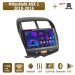 Android Carplay Autoraadio Mitsubishi ASX 1 2010-2016 jaoks Multimeediapleier Peaseade Stereo GPS-navigatsioon BT WIFI 2+32GB 1+16GB brown