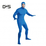 Stage Performance t&otilde;mblukuga kombinesoon T&auml;ielik varustus Halloweeni karnevali cosplay kohandatud nahale liibuv kombinesoon - rollim&auml;nguline fotograafiastuudio 160cm punane