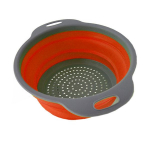 K&ouml;&ouml;git&ouml;&ouml;riistad Kokkupandav silikoonist kurn Puuvilja-k&ouml;&ouml;giviljade pesukorv Kurn Kokkupandav &auml;ravool L punane