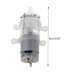 DC 6V-12V k&otilde;rge temperatuuri vastupidavus 100 kraadi Celsiuse j&auml;rgi mini-mikro veepump membraani veepump vaakumpump 1pcs