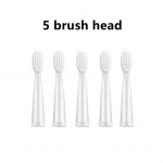 16 tk Asendusharjapead Sonic elektrilise hambaharja jaoks Pehmed harjapea otsad Tarvikud S&uuml;gavpuhastus meestele ja naistele t&auml;iskasvanutele black 5pcs head