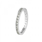 LOVA LOLA VAN DER KEEN - Alliance - Tour Complet - Joaillerie Prestige - Diamant de Synth&egrave;se - Argent Massif 925 Milli&egrave;mes - Bijou