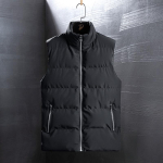Jakk, Termiline Udusuvillane Stand-Up Kraega Vest Meestele 7XL must
