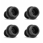 4tk Kodune vaakumveinis&auml;&auml;stupump korduvkasutatav &scaron;ampanjapudeli kork, silikoonist suletud veinikorgiga baari lisatarvikud