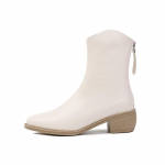 Naiste r&uuml;&uuml;tlisaapad tagumise lukuga terava ninaga l&uuml;hikese s&auml;&auml;rega Martini saapad retro Briti stiilis l&auml;&auml;ne kauboisaapad 35 must