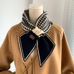 Houndstooth Plaid Luxury br&auml;ndi kootud sall Uus sall Naiste talvesall Pikk k&otilde;hn v&auml;ike sall Naiste kaelar&auml;ti sall