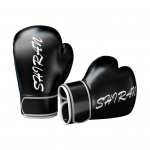 1 paar poksikindaid Kunstnahast Professionaalne Treening Muay Thai Tasuta Sparring V&otilde;itlus Raske poksikott T&auml;iskasvanud Lapsed Kindad K&auml;tekaitse Kid valge