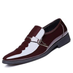 Moodsad meeste kingad Vabaaja &Auml;ri Nahk PU V&otilde;rk Terava ninaga Pruun Mees Meeste Klassikalised Loaferid Luksuslik Sotsiaalne Meeste Kinga Disainer Must Pulm 38 pruun