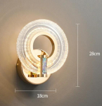 Luksuslikud Magamistoa Voodi&auml;&auml;rsed Seinalambid Toa jaoks, Kaasaegsed K&ouml;&ouml;gi S&ouml;&ouml;gilaua Seinavalgustid, LED-valgustid Taustvalgustus, Kodumasin Warm light