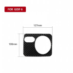 S&uuml;sinikkiust esitulede l&uuml;liti juhtraami kleebis Kriimustusvastane Lihtsalt paigaldatavad kleebised VW Golf 6 R MK6 Scirocco 09-16