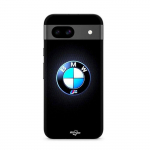 Coque - MANIACASE - Google Pixel 8a - Logo BMW M - Carbone - Souple - Noir
