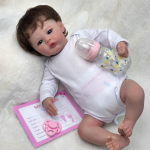 45 cm pestav elutruu pehme k&auml;sitsi maalitud simulatsioon Baby Reborn Doll Lapsed saadavad m&auml;ngunuku Boy