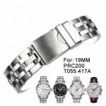 19 mm PRC200 seeria T055417A T055430A T055410A seeria kellarihm Kella osad isasriba Tahke roostevabast terasest k&auml;ev&otilde;ru rihm T055 jaoks T055417A-19MM-6PIN h&otilde;be