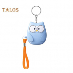 Isiklik h&auml;irev&otilde;tmehoidja LED-valgustusega, kurtav heli, armas kuju, kaasaskantav, h&auml;daolukorra enesekaitse ohutush&auml;ire v&otilde;tmehoidja sinine