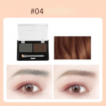 Professionaalne kulmupuuder kulmude parandaja pliiatsid lauv&auml;rvid kulmude kontuurimiseks pintsliga meigipalett