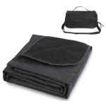 V&auml;listarbed Shaker Pol&uuml;ester matkatekk Veekindel paksendatud kaasaskantav piknikumatt Niiskuskindel masinas pestav must 200*140cm beež