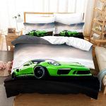 Spordiauto tekikott Komplekt Luksuslik K&otilde;rge Kvaliteet 3D Prinditud Voodipesu 2/3 tk Kahekohaline Queen King Voodipesu T&auml;iskasvanud Poisid Kodutekstiil EU single(135x200cm)