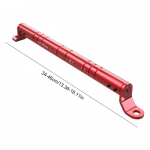 Mootorratta juhtraua risttala P&otilde;iktala juhtraud alumiiniumsulamist tasakaalustusvarraste laiendatud tugevdus elektriautode rolleri jaoks punane