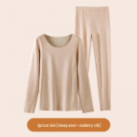 Naiste termovillast ja bambusest kiust aluspesukomplekt s&uuml;giseks/talveks L