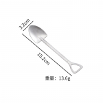 Loominguline roostevabast terasest labidas lusikas Mini kohvi teelusikas puuviljaj&auml;&auml;tis magustoidu lusikad k&ouml;&ouml;gikulbid lauan&otilde;ud s&ouml;&ouml;giriistade komplekt