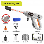 NEWBENY 220Bar 5 IN 1 Harjadeta k&otilde;rgsurvepesur, 3 k&auml;iku, juhtmeta auto aia puhastamise kastmist&ouml;&ouml;riist Makita 18 V aku jaoks Without battery