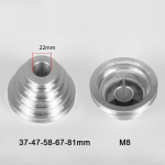 Alumiiniumist k&auml;igukasti ratas V-kujulise rihmaratta hammasrihma komplekt (2 tk) 22mm