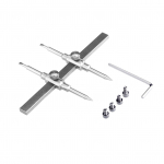 Kaamera objektiivi mutriv&otilde;ti kahepealine professionaalne roostevabast terasest kaamera objektiivi avamine