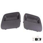 BSP1195 eesmine p&otilde;rkeraua haakekonksu konksu silmade katte komplekt, must Renault Dacia Duster MK2 HM 2017-2023 511804555R jaoks