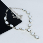 Kaunis Valge Korall Kivist K&auml;sit&ouml;&ouml; Ehted 925 Sterling H&otilde;bedast Kaelakee, Valge Korall H&otilde;bedane Kaelakee Naisele, Unisex Kaelakee, Kingitus Naisele 20" valge