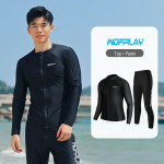 Meeste kiivkuiv sukeldumis- ja surfikost&uuml;&uuml;m: Pikkade varrukatega, l&otilde;hestatud disainiga, p&auml;ikesekaitsega, meduuside kaitsega, slim-fit, lukuga. XXL for 70-80kg