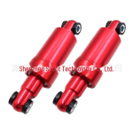 KUGOO M4 Pro 10-tolline elektriline t&otilde;ukeratas punane/must tarvikute ja p&otilde;rutussummutuspakett