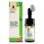 PILGRIM Australian Tea Tree & 1%Salicylic acid Foaming Face wash with brush|Tea Tree face wash with 1%salicylic acid |Women & Men|120ml