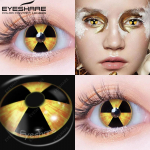 EYESHARE 1 Pair=2pcs Contact Lenses Crazy Lens Halloween Cosplay Soft Yearly Wear Natural 14.5mm