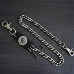 Punk Metallist Hip-Hop V&ouml;&ouml;ahel Meestele: Trendikad p&uuml;ksid ja teksad dekoratsioonidega Waist Chain