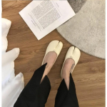 Tabi Kingad Naistele Mugavad Nahast Lamedad Kingad L&otilde;hestatud Kapaga Mokassiinid Femme Mary Jeans Mokassiinid Daamide Ballerina King 35 aprikoosi