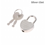 1Komplekti s&uuml;damekujuline tabalukk Pagasi riistvara lukk / lukk p&auml;evikuraamatu ehtekarbi jaoks h&otilde;be