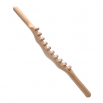 Yousheng Wood Massage Roller Stick l&uuml;mfidrenaaži jaoks K&auml;eshoitav tselluliidi masseerija kaelale tagasi talje s&auml;&auml;re akupunkti stimulatsioonivarras D