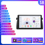 Hizpo Android 13 2Din Autoraadio BMW E46 3. seeriale M3 318/320/325/330/335 1998-2005 Multimeedia Video M&auml;ngija Carplay Stereo WIFI RDS OBD2 SWC S8 8Core 8G 128G AI