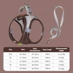 Kutsika rakmete komplekt Koeratarvikud Reguleeritavad kutsika- ja kassirakmete vest Prantsuse buldogi chihuahua v&auml;ike kaelarihm Lemmiklooma rihmaga koerad XXS 0.5-1.5 Kg