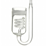 Klaasspiraalne Co2 hajuti mulliloendur akvaariumi paagi CO2 generaatori akvaariumi tarvikutele Spiral Diffuser + suction cup