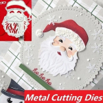 J&otilde;uluteemaline k&auml;sit&ouml;&ouml; die l&otilde;ikur J&otilde;uluvana metallist l&otilde;ikevormid scrapbookingu kaardi valmistamiseks dekoor k&auml;sit&ouml;&ouml; DIY albumi reljeeftr&uuml;kk