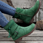 Naiste Madalad Saapad Keskmise S&auml;&auml;rega Chelsea Saapad Suede Disainer Mugavad Jalutusk&auml;igusaapad 2024 Talv Br&auml;nd Mood Gooti Saapad Vabaaja Zapatos Mujer 36 pruun