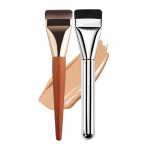 2tk Ultra Thin Foundation Brush Lamedad jumestuspintslid Kerge &otilde;huke n&auml;okontuuripintsel vedelate jumestuspintslite jaoks