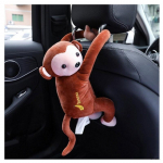 Creative Cartoon Monkey auto rippuv paberist salvr&auml;tiku salvr&auml;tiku karbi hoidik kaasaskantav kodukontori paberkarp roosa