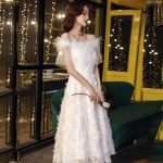 Valge &uuml;he &otilde;laga &otilde;htukleit naistele - Ideaalne pruutneitsitele, haldjapeoks ja s&uuml;nnip&auml;evadeks S valge