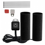 Talvine mootorratta elektriline soojendusega k&auml;epideme kate 12V intelligentne soojendusega juhtraua k&auml;epideme kate 3-k&auml;igulise juhtimisega mootorratta jaoks must