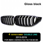 BMW 5. seeria F10 F18 520 523 525 530 jaoks Auto esikaitseraud Neeruv&otilde;re Grill Kapoti v&otilde;rk Kahekordse ribiga keskmine v&otilde;re &Uuml;mberehitatud kerekomplekt