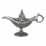Antiikne Pewter Araabia Laualamp Retro Tsinkisulam Legendi Soovivalgus Kost&uuml;&uuml;mipidu Dekoratsioon